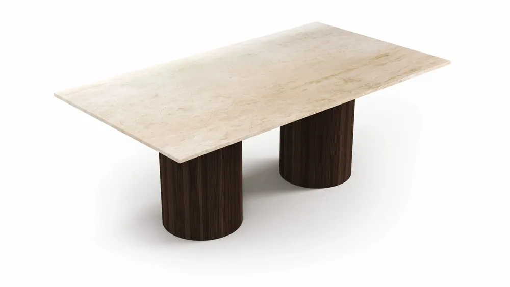 Dining Tables - Jaspura - Dining Tables - Crema Marble - 220X110X75 cm - STONE VALLEY