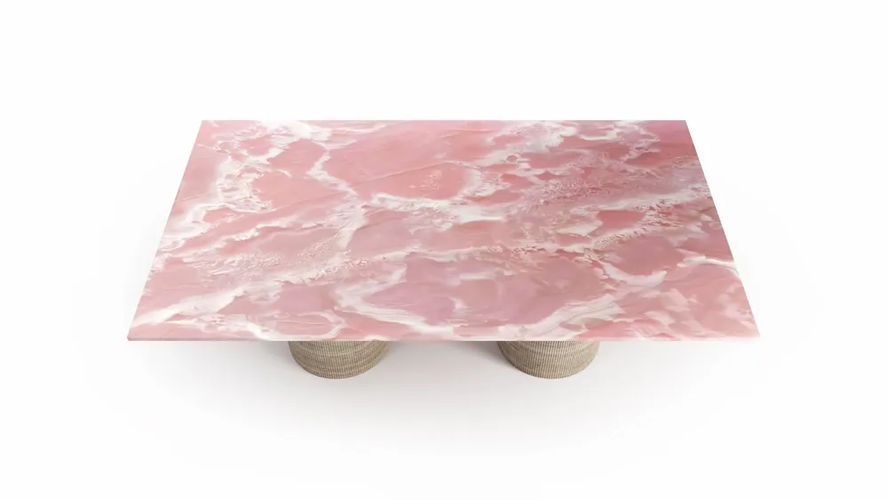Dining Tables - Jaspura - Dining Tables - Rose Onyx - 220X110X75 cm - STONE VALLEY