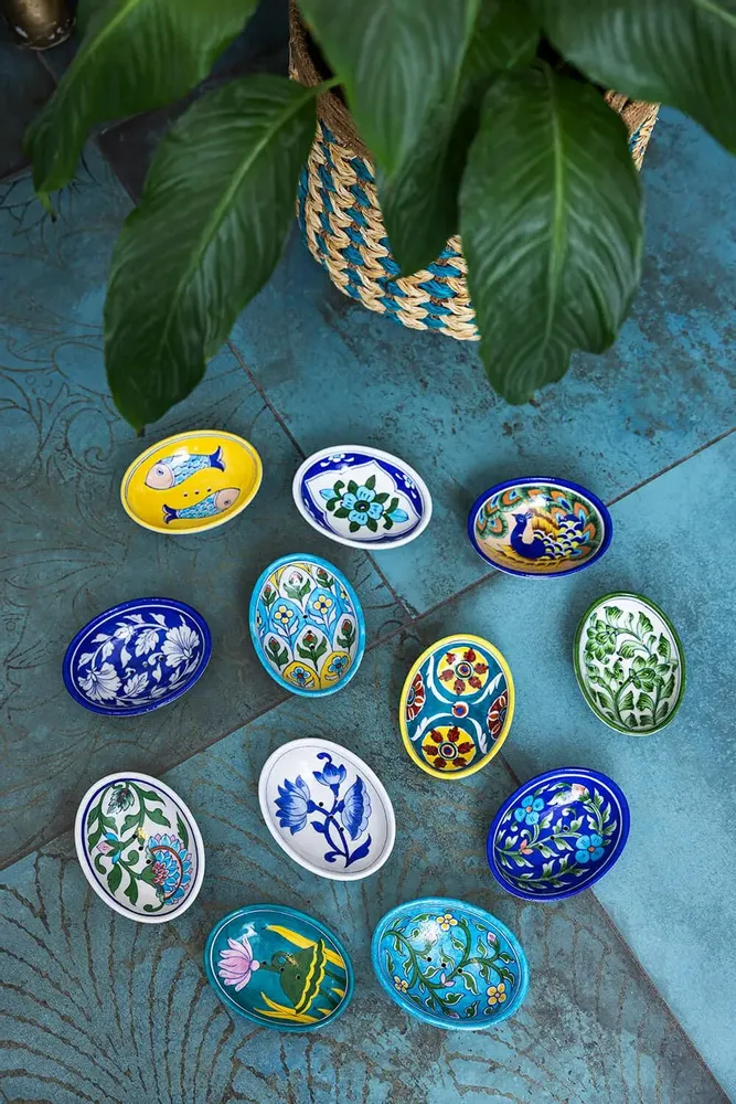 Soaps - Soap dish BLUE POTTERY - TRANQUILLO