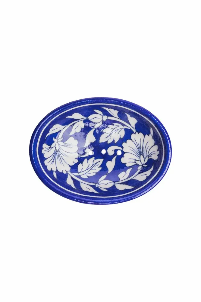 Soaps - Soap dish BLUE POTTERY - TRANQUILLO
