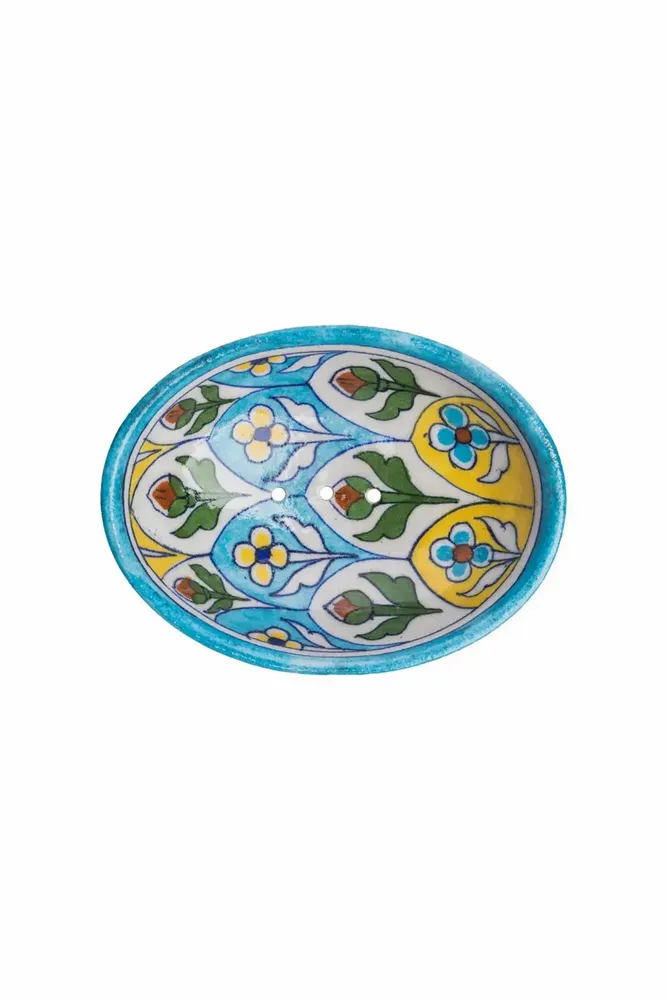 Soaps - Soap dish BLUE POTTERY - TRANQUILLO