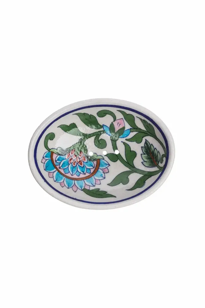 Soaps - Soap dish BLUE POTTERY - TRANQUILLO