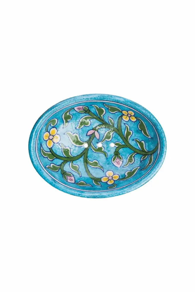 Soaps - Soap dish BLUE POTTERY - TRANQUILLO