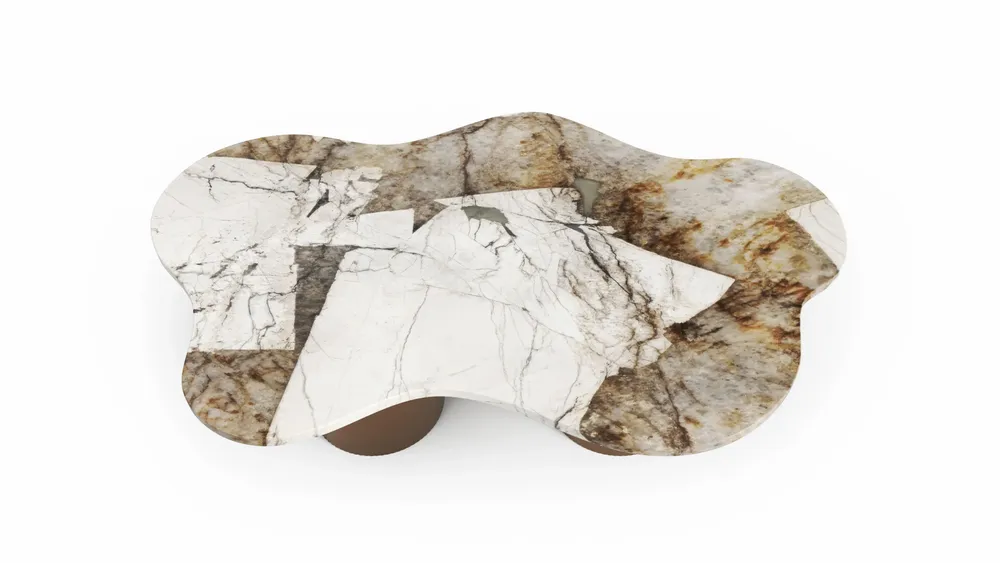 Coffee tables - Nunoca - Coffee tables - Quartzite Patagonia - 130X80X40 cm - STONE VALLEY
