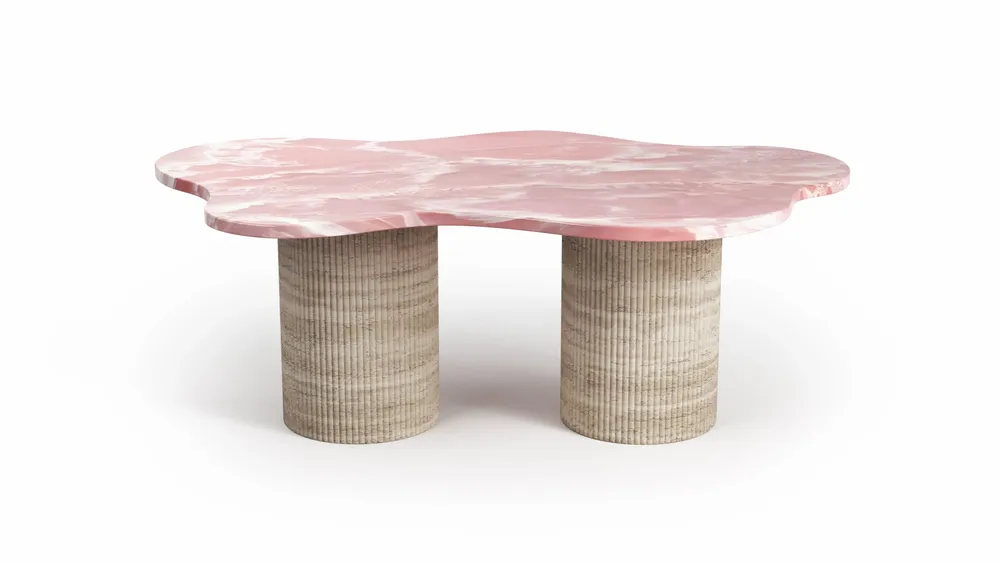 Tables basses - Nunoca - Tables basses - Onyx Rose - 130X80X40 cm - STONE VALLEY