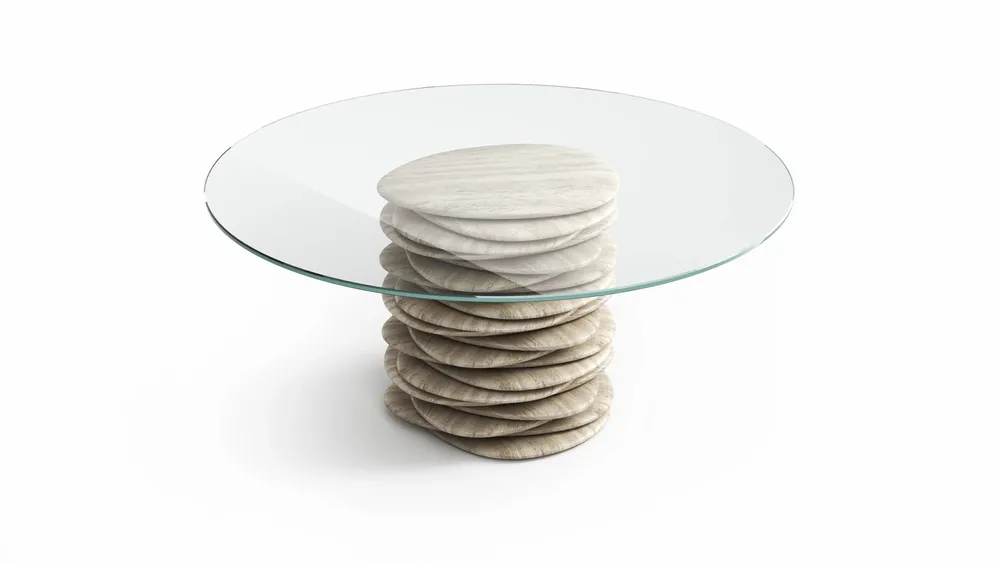 Coffee tables - Stonissime - Coffee Tables - Glass - 90X90X44 cm - STONE VALLEY