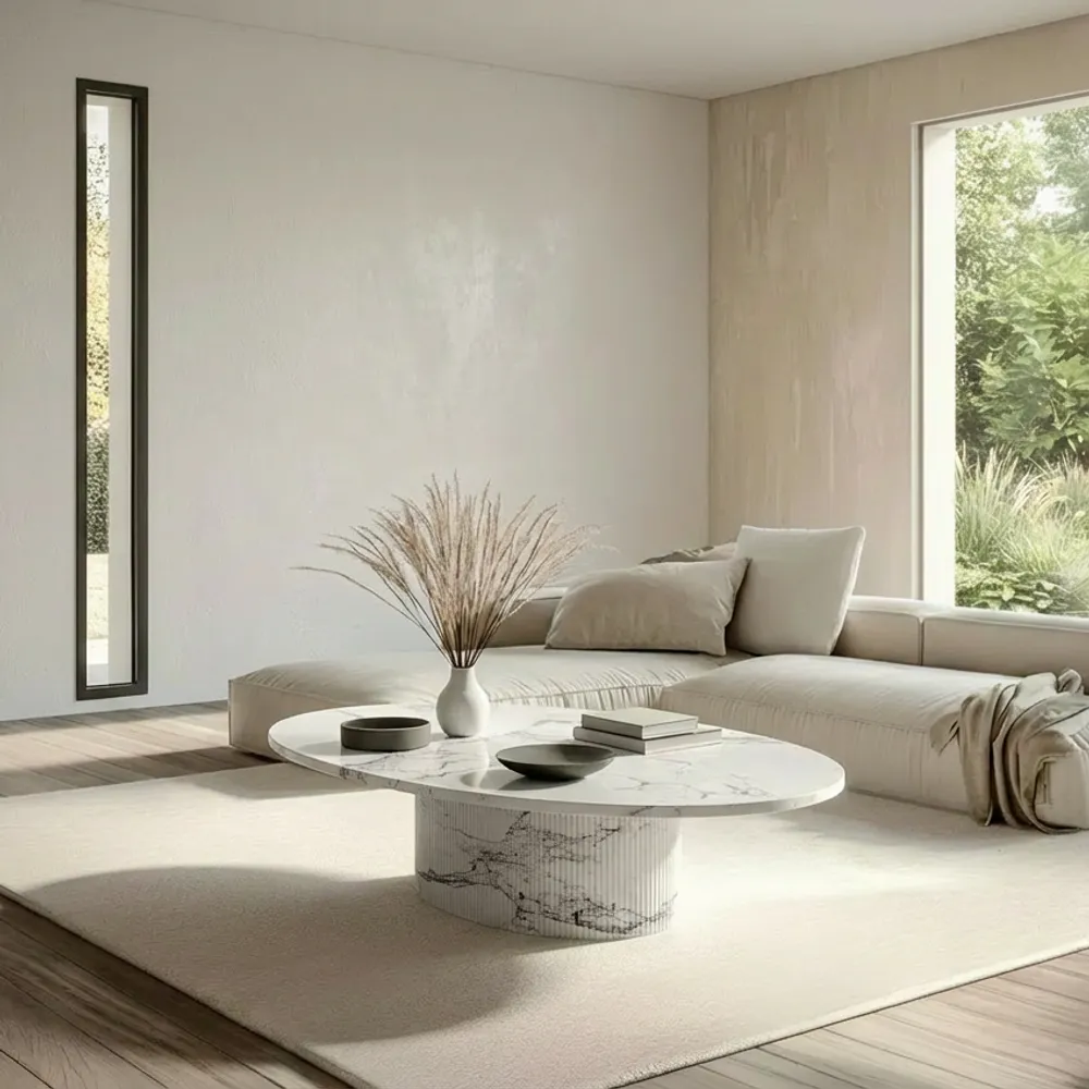 Tables basses - Valleyra - Tables basses - Marbre Statuario Michelangelo Carrara - 120X70X40 cm - STONE VALLEY