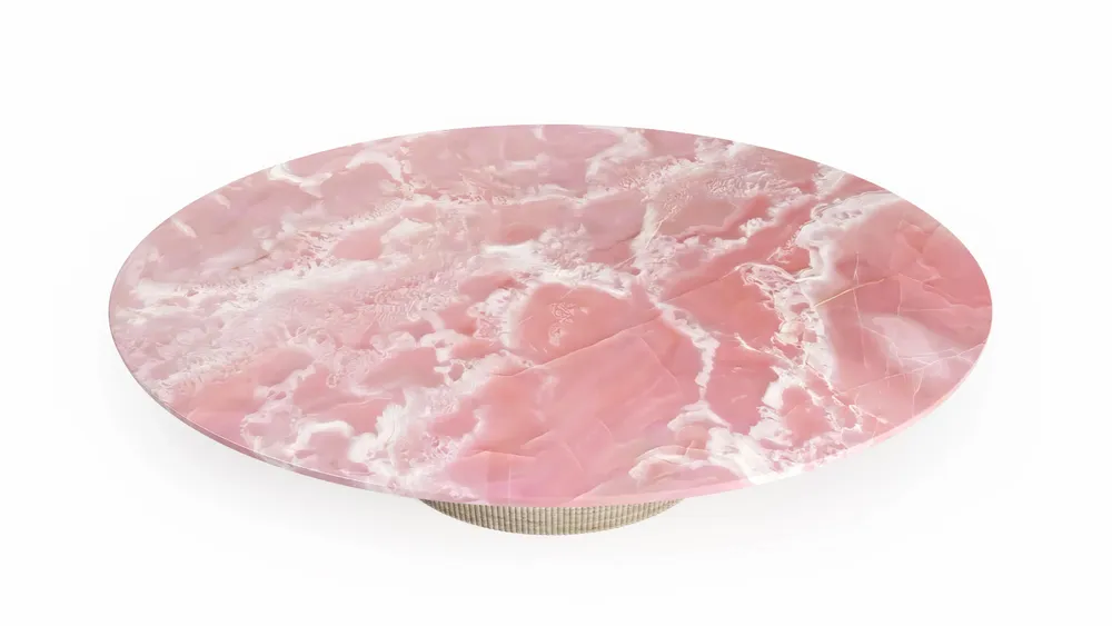 Coffee tables - Valleyra - Coffee tables - Pink Onyx - 140X80X40 cm - STONE VALLEY