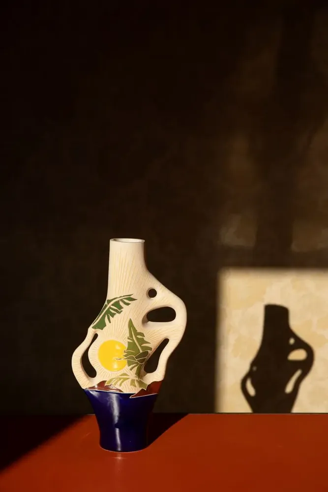 Ceramic - Living on Vacation Collection Wall Plates - CAROLINE CUTAIA