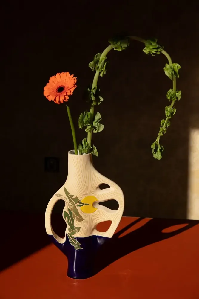 Ceramic - Living on Vacation Collection Wall Plates - CAROLINE CUTAIA