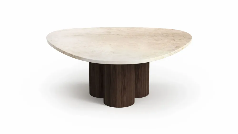Coffee tables - Rivage - Coffee Tables - Crema Marble - 100X100X40 cm - STONE VALLEY