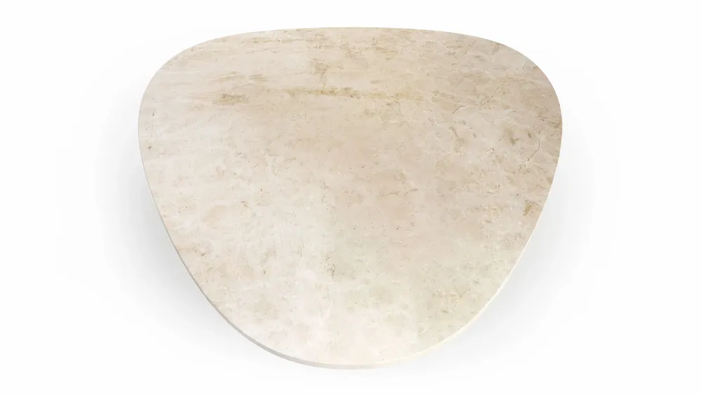 Coffee tables - Rivage - Coffee Tables - Crema Marble - 100X100X40 cm - STONE VALLEY