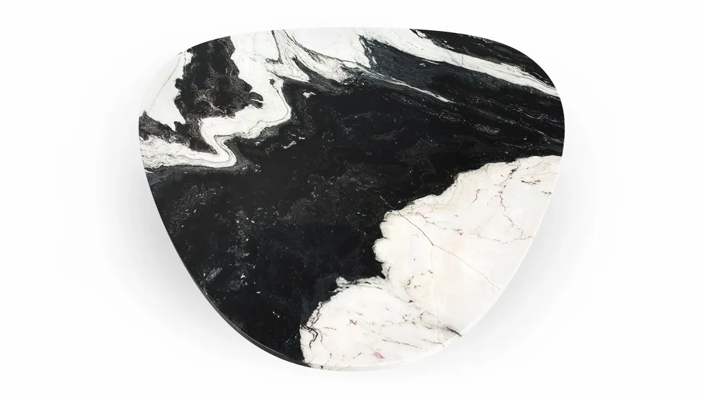 Coffee tables - Rivage - Coffee Tables - Panda Marble - 100X100X40 cm - STONE VALLEY
