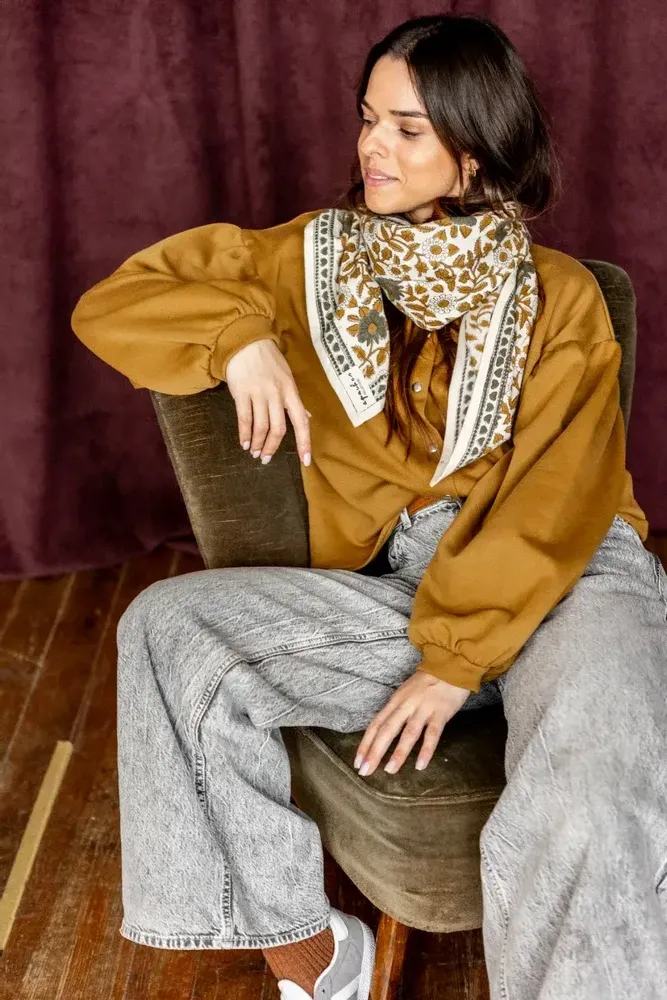 Foulards et écharpes - Big Foulard Latika "Cœur" - APACHES