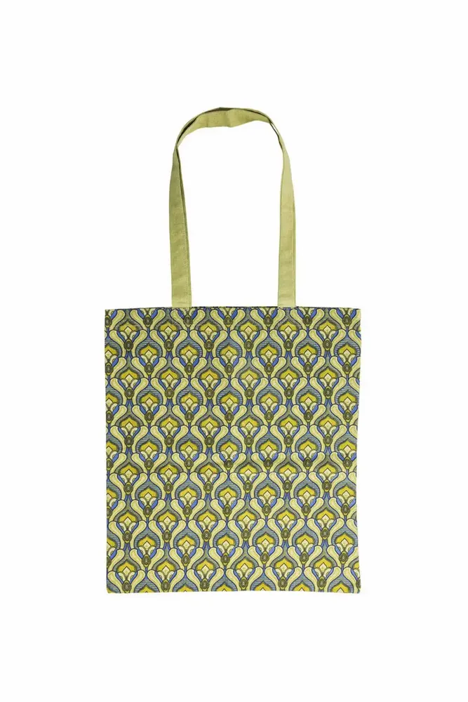 Bags and totes - Cloth bag and cosmetic bag BLOSSOM CHARM, GREEN TULIP & LEAFY FOREST - TRANQUILLO