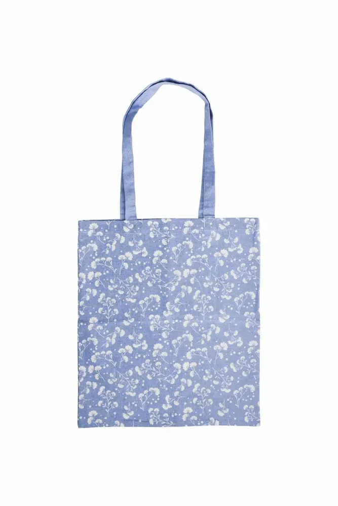 Bags and totes - Cloth bag and cosmetic bag BLOSSOM CHARM, GREEN TULIP & LEAFY FOREST - TRANQUILLO