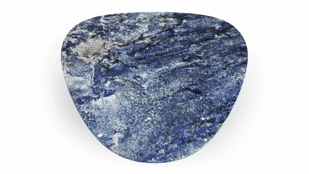 Tables basses - Rivage - Tables basses - Granit Blue Bahia - 100X100X40 cm - STONE VALLEY