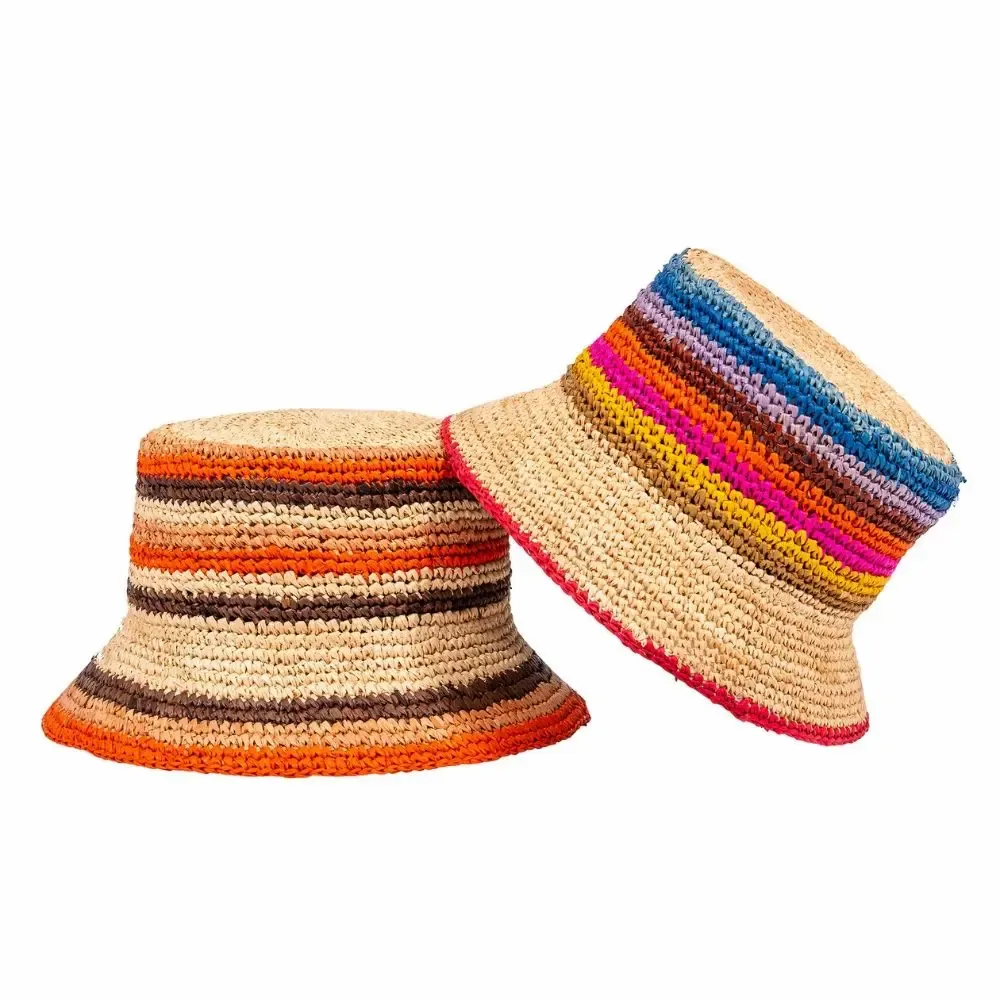 Hats - BOB RAFFIA stripes - TRAVAUX EN COURS...