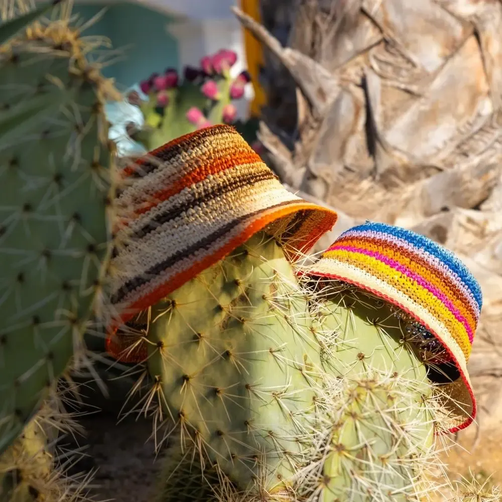 Hats - BOB RAFFIA stripes - TRAVAUX EN COURS...
