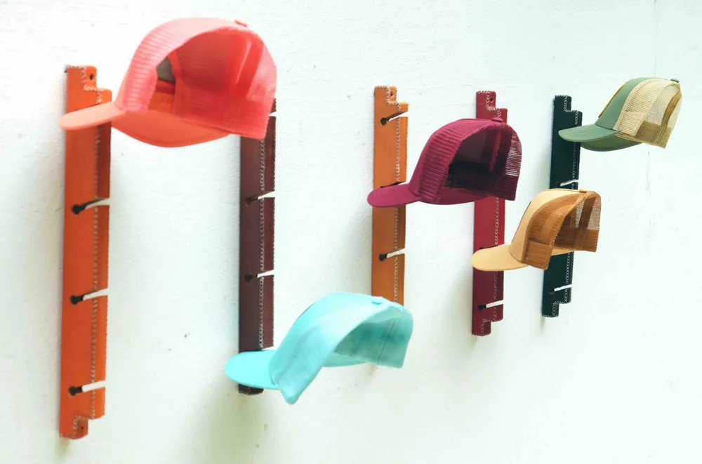 Autres objets connectés  - Porte-casquette en cuir - SOL & LUNA