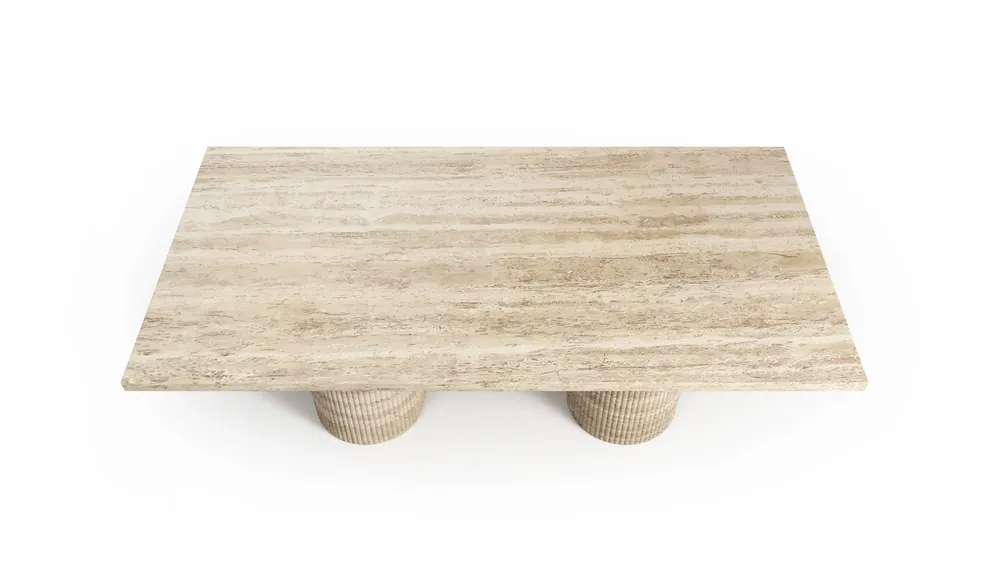 Coffee tables - Jaspura - Coffee Tables - Classic Travertine - 120X60X40 cm - STONE VALLEY
