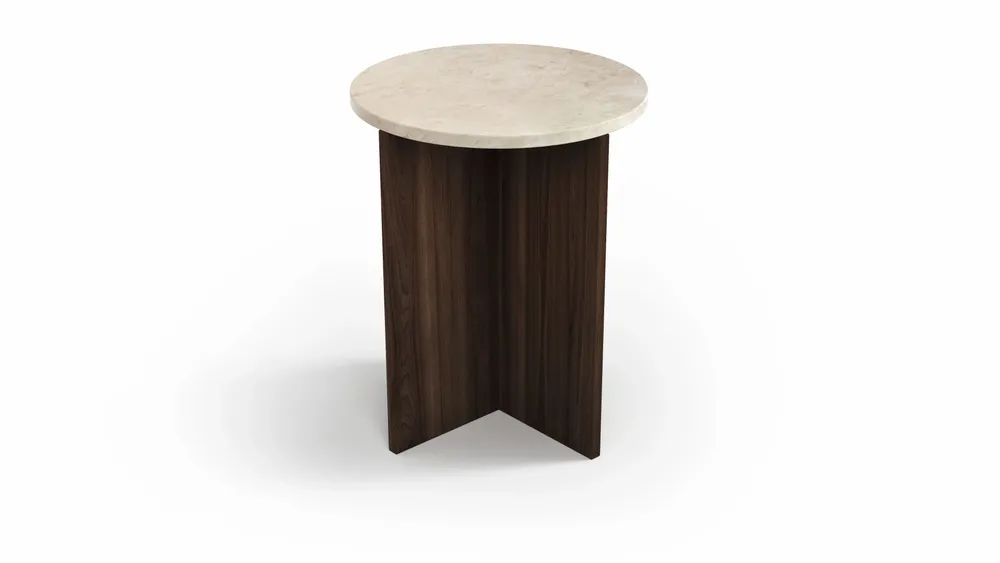 Other tables - Ocel - Other tables - Crema Marble - 45X45X55 cm - STONE VALLEY