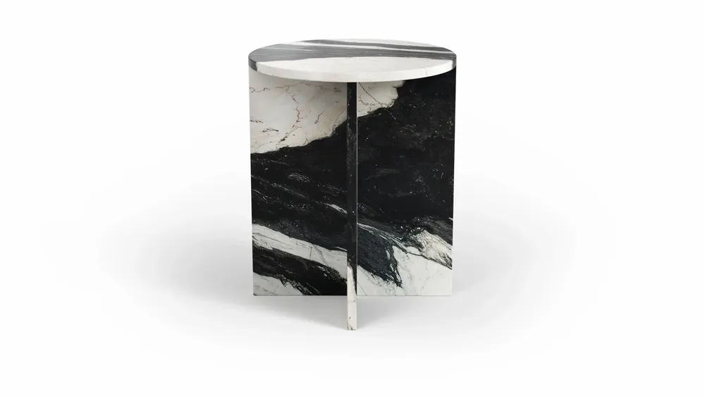 Autres tables  - Ocel - Autres tables - Marbre Panda - 45X45X55 cm - STONE VALLEY