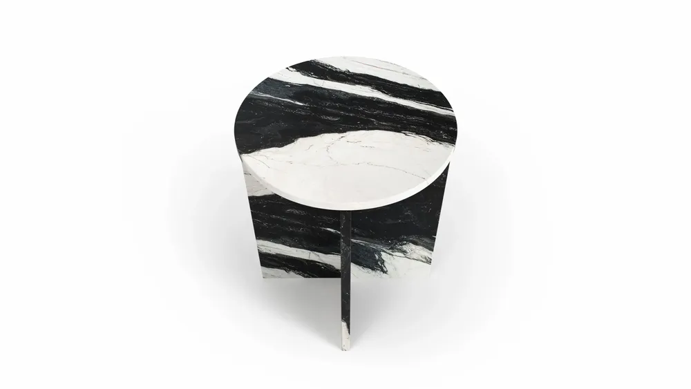 Autres tables  - Ocel - Autres tables - Marbre Panda - 45X45X55 cm - STONE VALLEY