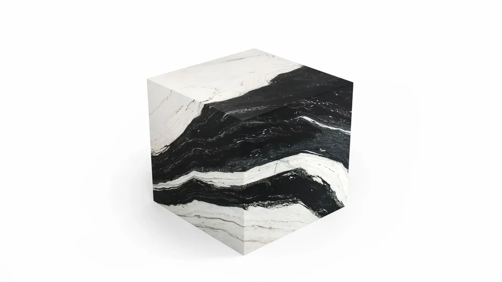 Lawn tables - Gema - Other tables - Panda Marble - 45X45X43 cm - STONE VALLEY