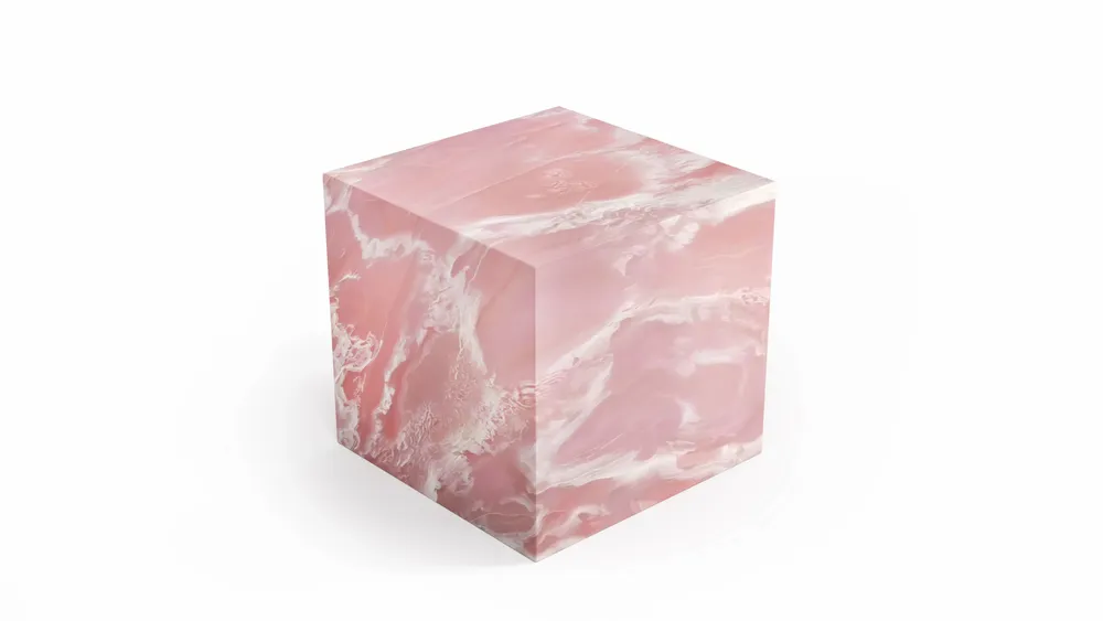 Tables de nuit - Gema - Autres tables - Onyx Rose - 45X45X43 cm - STONE VALLEY