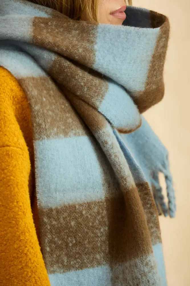 Foulards et écharpes - Scarf Oslo Brown - CALMA HOUSE