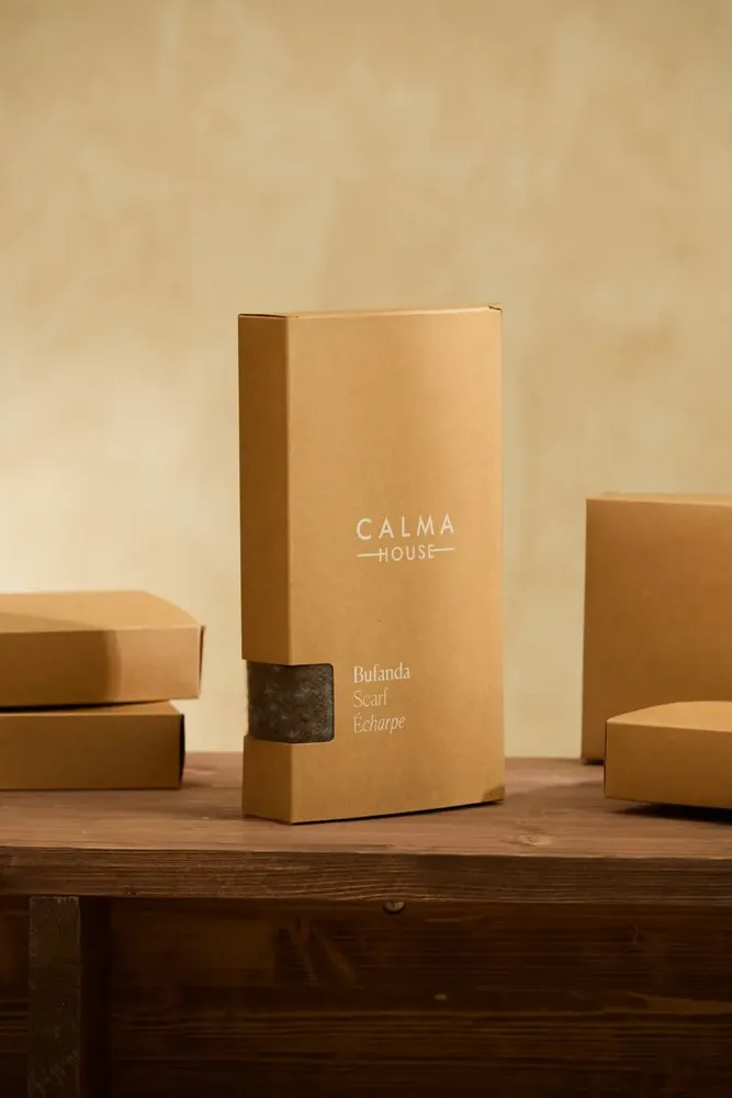 Foulards et écharpes - Scarf Oslo Brown - CALMA HOUSE