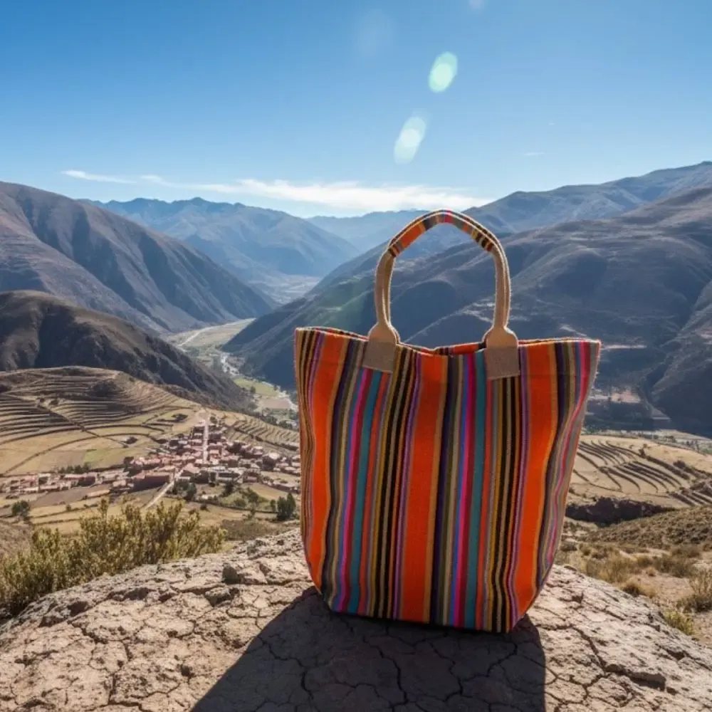 Bags and totes - BOLIVIA CAPSULE " EL ALTO" - TRAVAUX EN COURS...