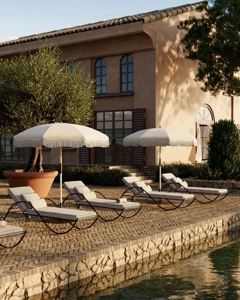 Deck chairs - Sun Lounger • Mimosa - COURANT SAUVAGE