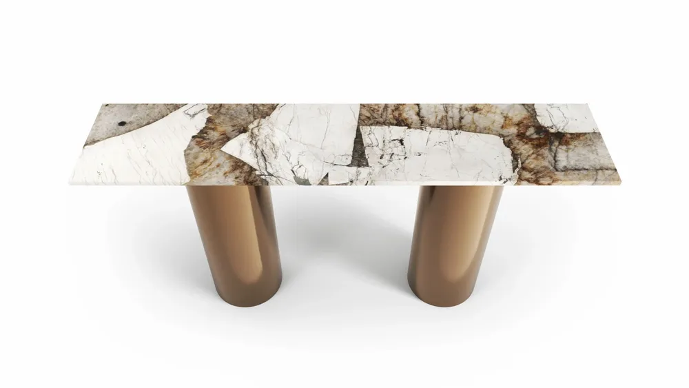 Consoles - Ombrure - Table console - Quartzite Patagonia - 160X40X85 cm - STONE VALLEY
