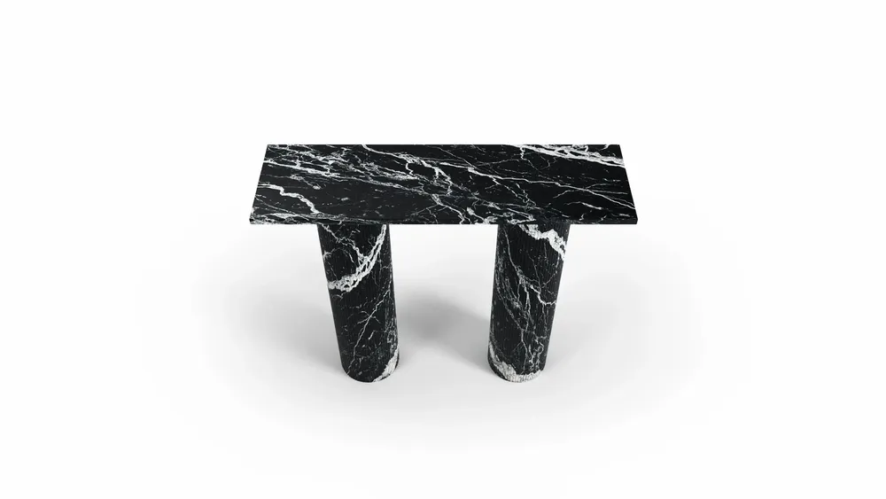 Consoles - Ombrure mini - Table console - Marbre Nero Maquina - 100X30X85 cm - STONE VALLEY