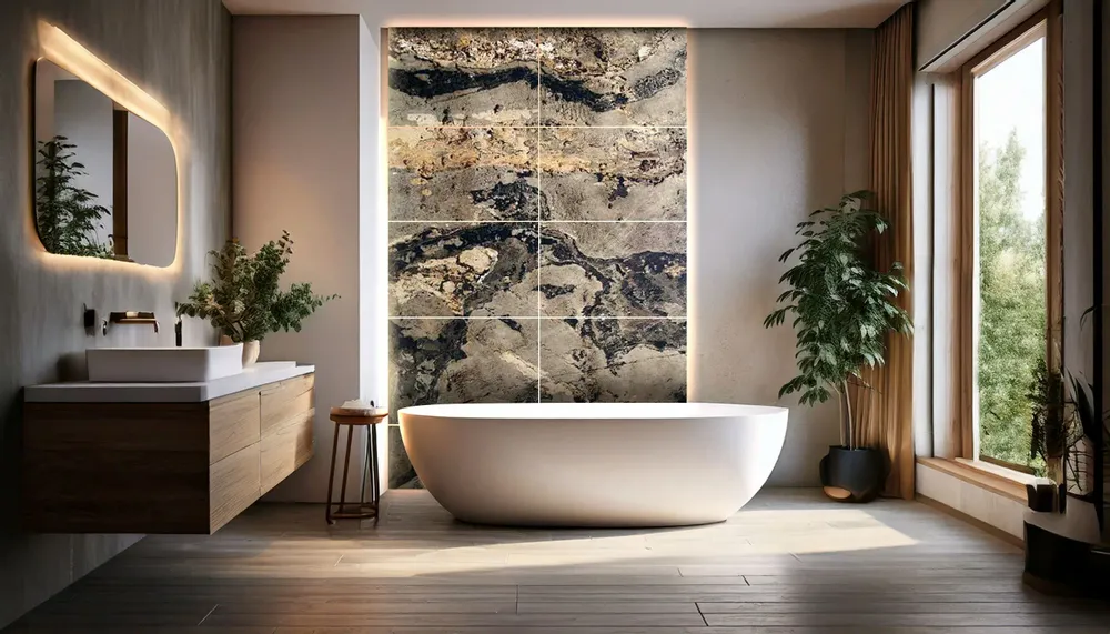 Wall panels - Luminous Stone Sheet - DIFFUSTONE