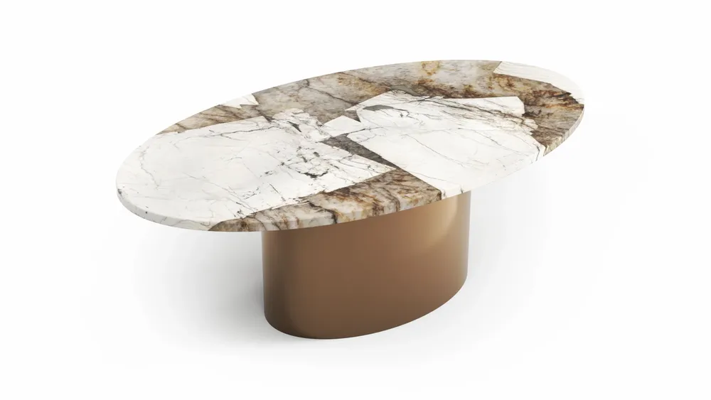 Tables basses - Valleyra - Tables basses - Quartzite Patagonia - 120X70X40 cm - STONE VALLEY