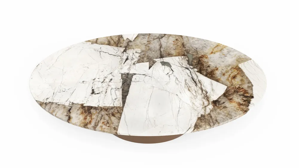Tables basses - Valleyra - Tables basses - Quartzite Patagonia - 120X70X40 cm - STONE VALLEY