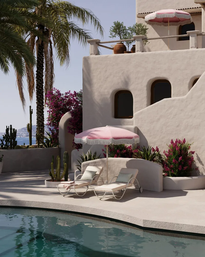 Sunshades - Fringed Parasol • Pablo - COURANT SAUVAGE