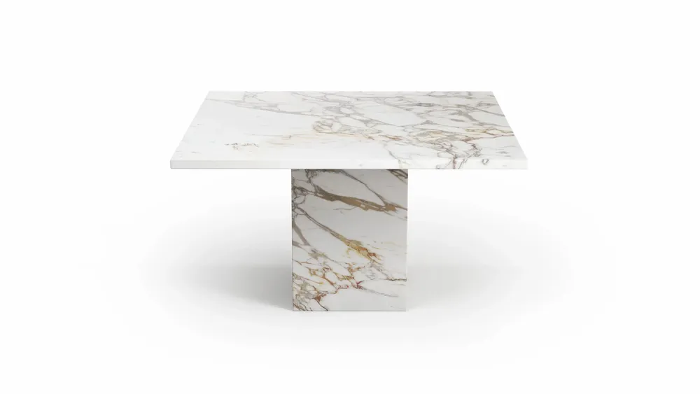 Tables basses - Carrera - Tables basses - Marbre Calacatta Oro - 70X70X40 cm - STONE VALLEY
