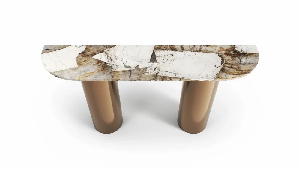 Consoles - Ombrure - Table console - Quartzite Patagonia - 180X40X85 cm - STONE VALLEY