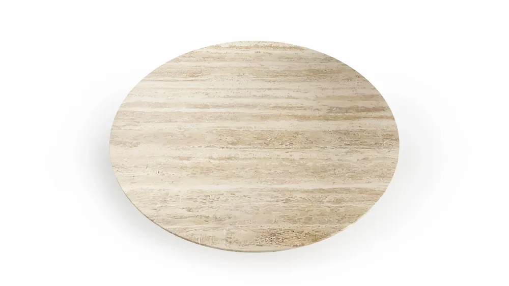 Tables Salle à Manger - Ocel - Tables à manger - Travertin Classique - 180X180X75 cm - STONE VALLEY