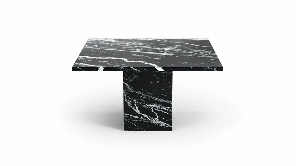 Coffee tables - Carrera - Coffee Tables - Nero Maquina Marble - 70X70X40 cm - STONE VALLEY