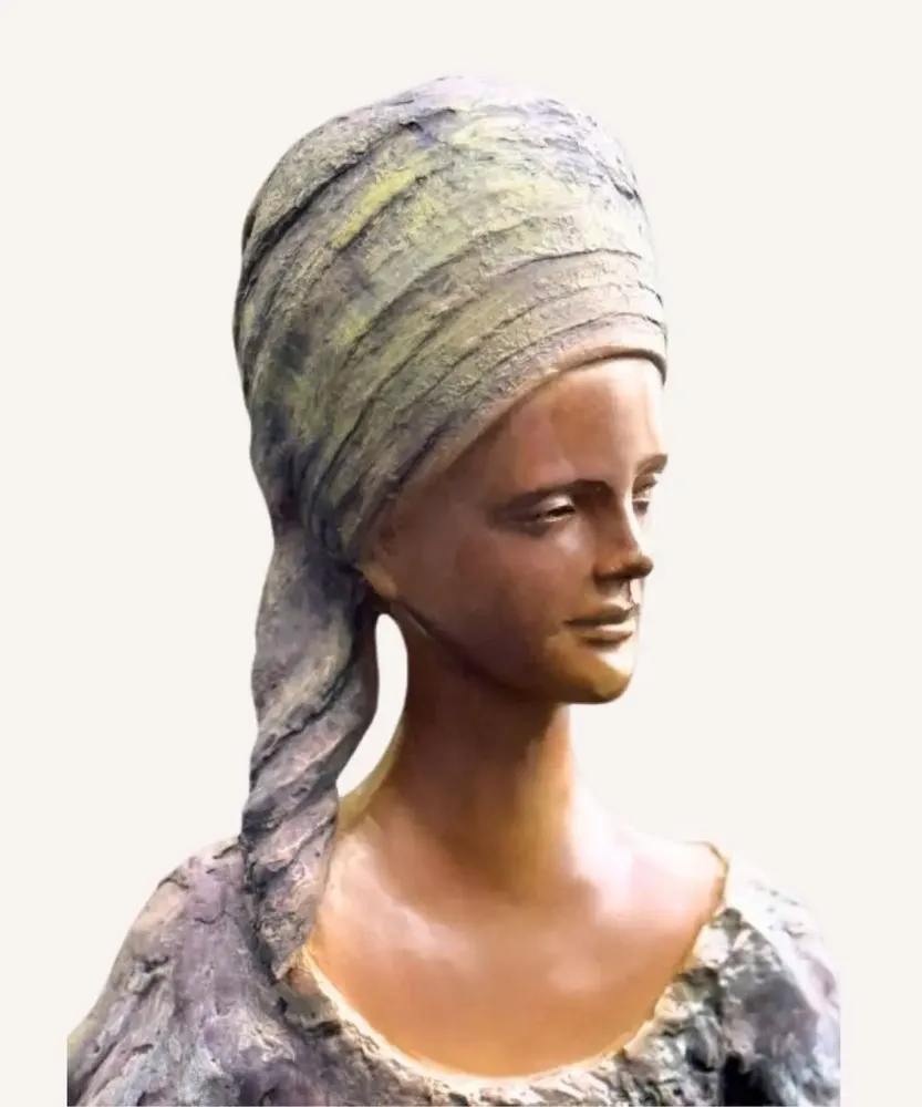 Objets de décoration - THEMIS sculpture bronze taille humaine - LUSSOU-SCULPTEUR