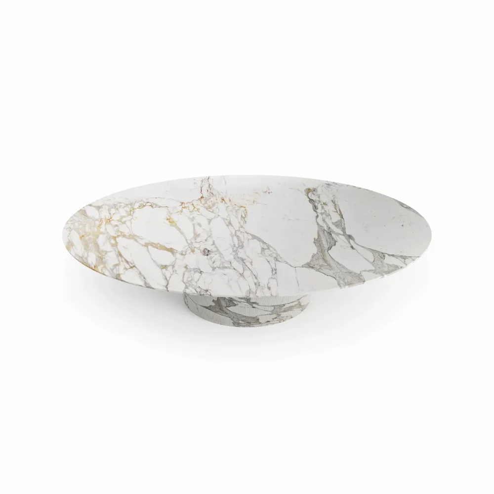 Tables Salle à Manger - Valleyra - Tables à manger - Marbre Calacatta Oro - 200X100X75 cm - STONE VALLEY