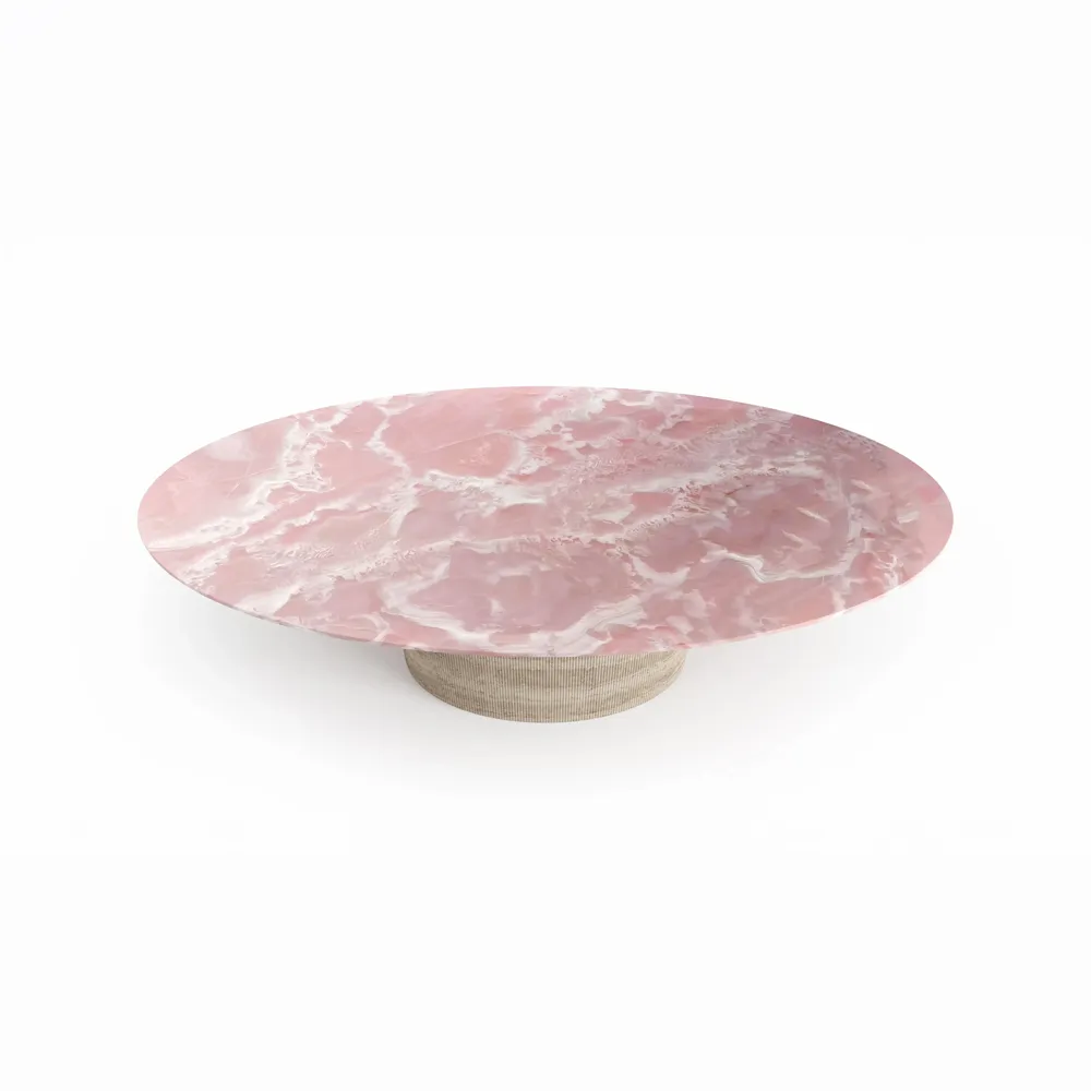 Tables Salle à Manger - Valleyra - Tables à manger - Onyx Rose - 200X100X75 cm - STONE VALLEY