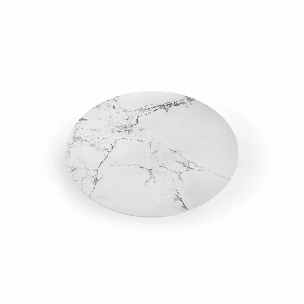 Dining Tables - Ocel - Dining Tables - Statuario Michelangelo Carrara Marble - 150X150X75 cm - STONE VALLEY