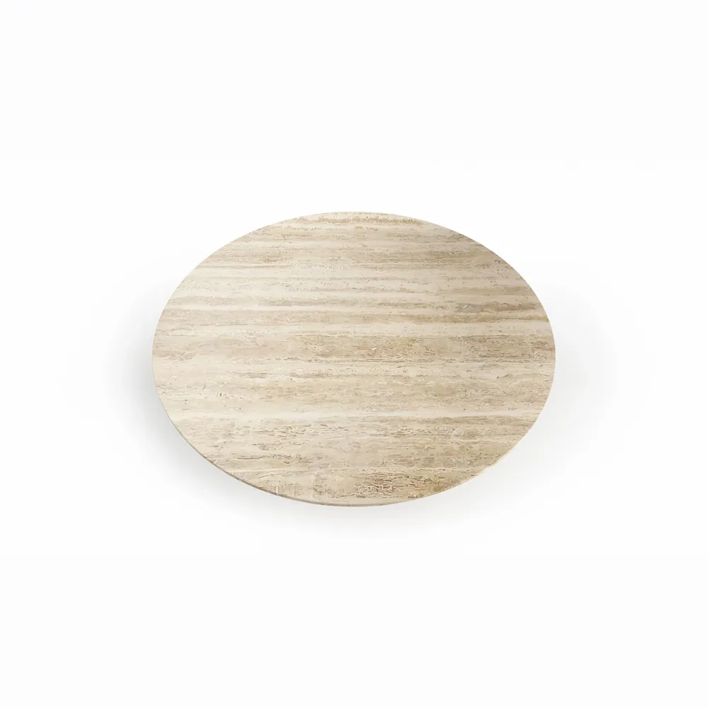Dining Tables - Ocel - Dining Tables - Classic Travertine - 150X150X75 cm - STONE VALLEY