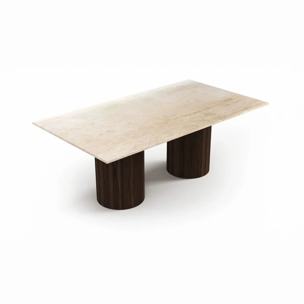 Dining Tables - Jaspura - Dining Tables - Crema Marble - 200X100X75 cm - STONE VALLEY
